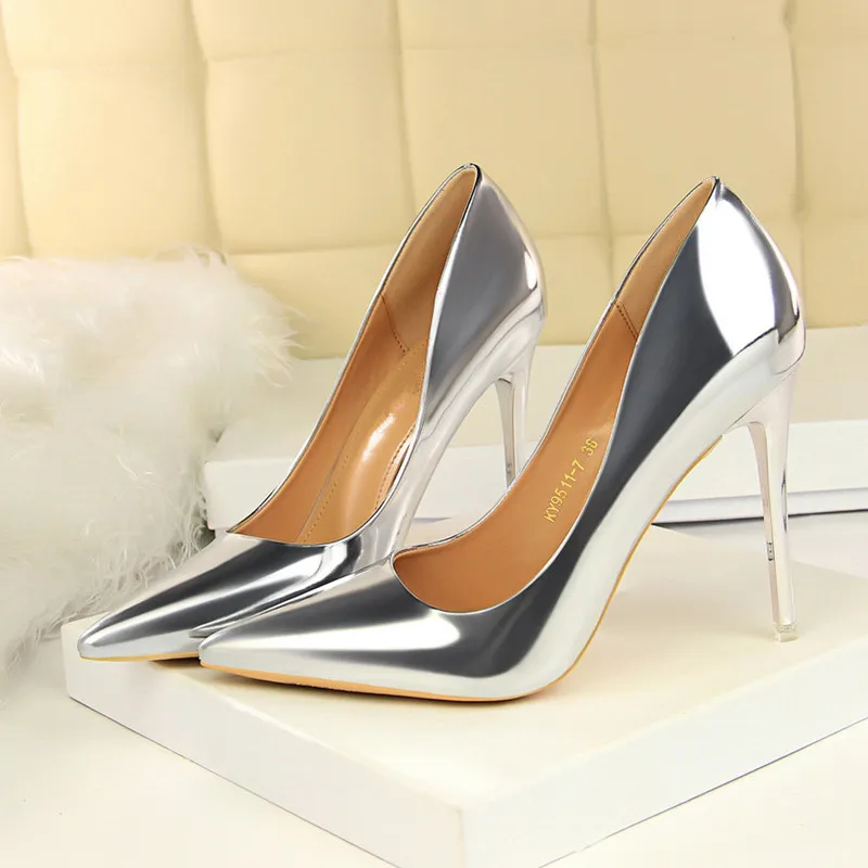 

2018 Women Pointed Toe High Heels Fashion Sexy Shoes Women Pumps Wedding Shoes Business Working Shoes Woman DS-B0156