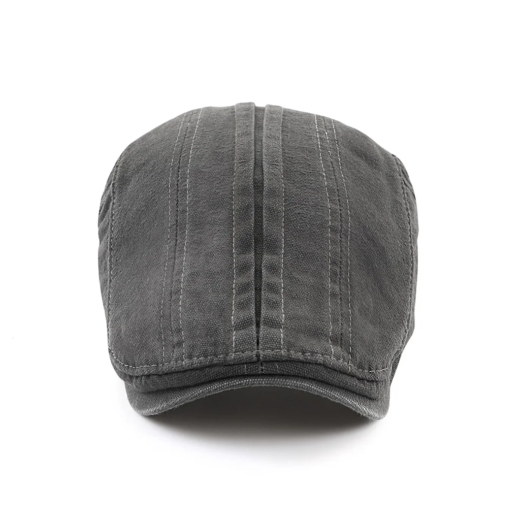 Кепка газетчика из мытого хлопка для мужчин однотонная шапка трансформер