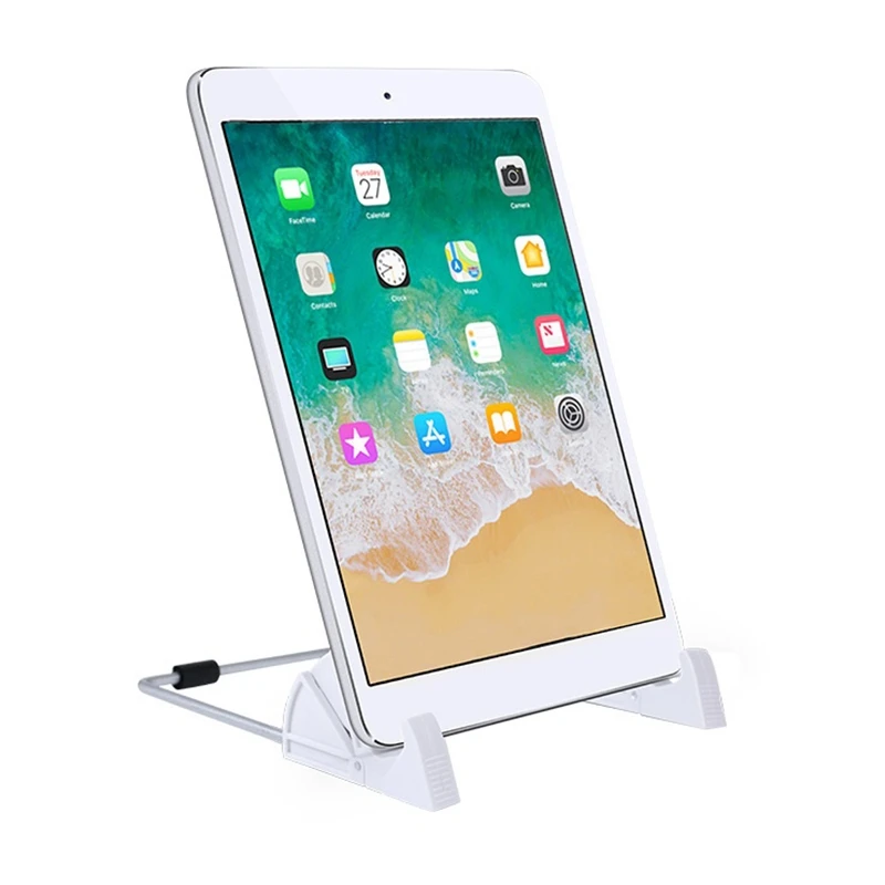 Подставка для планшета алюминиевая складная маленькая настольная подставка