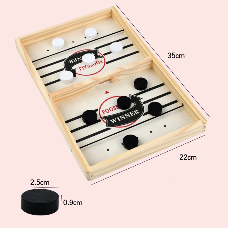 Table Hockey Paced Sling Puck Board Game Fast Winner Party Adult Child Family Desktop Battle | Игрушки и хобби