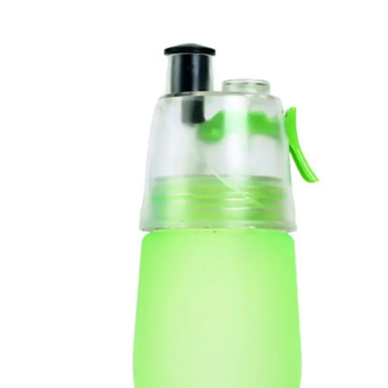 

Outdoor Sports Spray Portable Water Bottle 700-740ML Clear Plastic Anti-leak 24BD