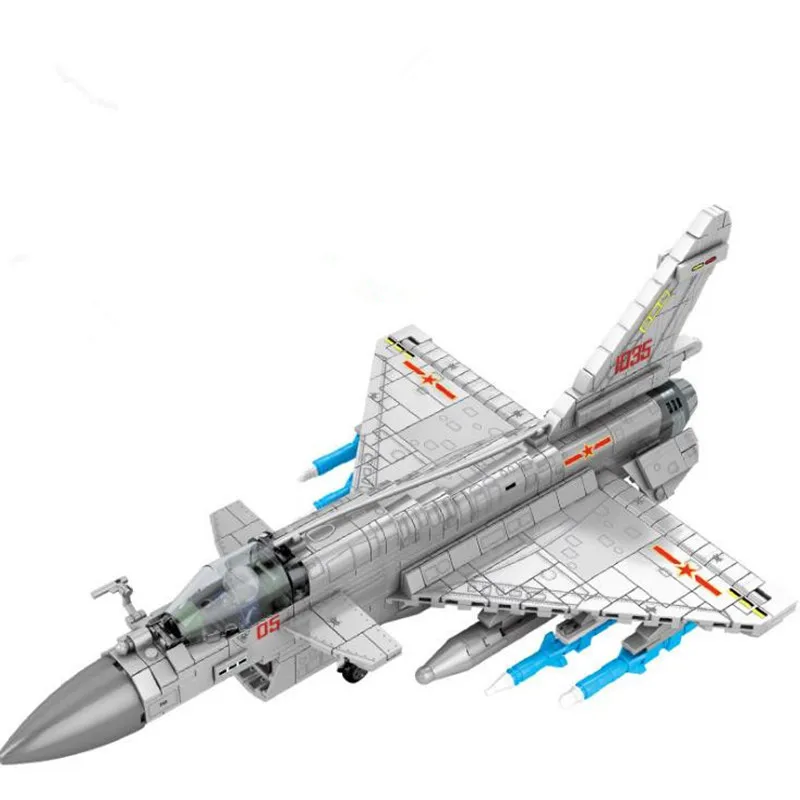 

Aerospace Series Military H-6K Bomber Model Building Blocks DIY Educational Fighter Aircraft Bricks Toys Gift For Children