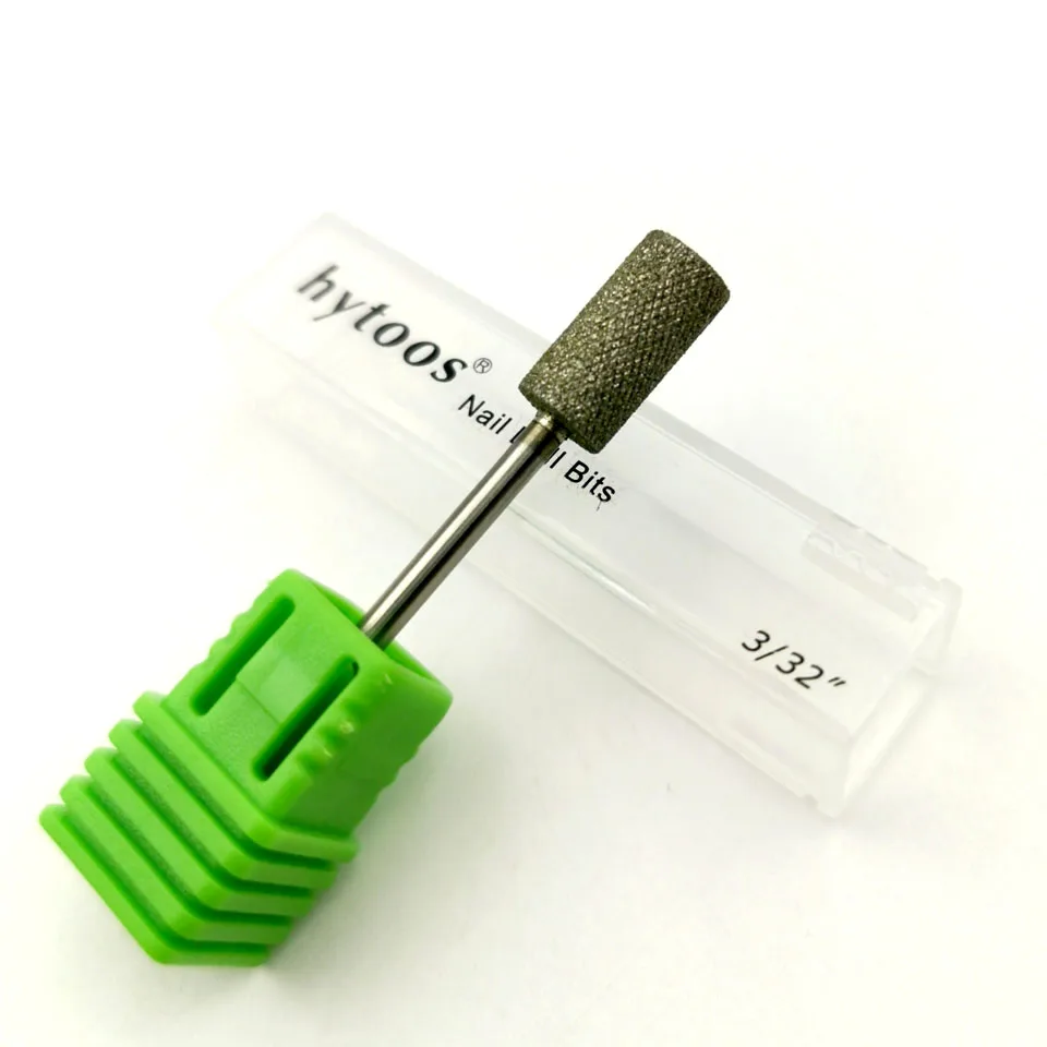 Набор алмазных сверл HYTOOS для ногтей с зубцом вращение 3/32 дюйма маникюрные