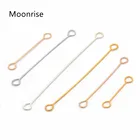 Серьги-гвоздики с двойными глазками, 152025303540 мм