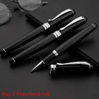 Высококачественная брендовая D2 металлическая стандартная Высококачественная Мужская ручка для письма в деловом стиле купить 2 отправить подарок
