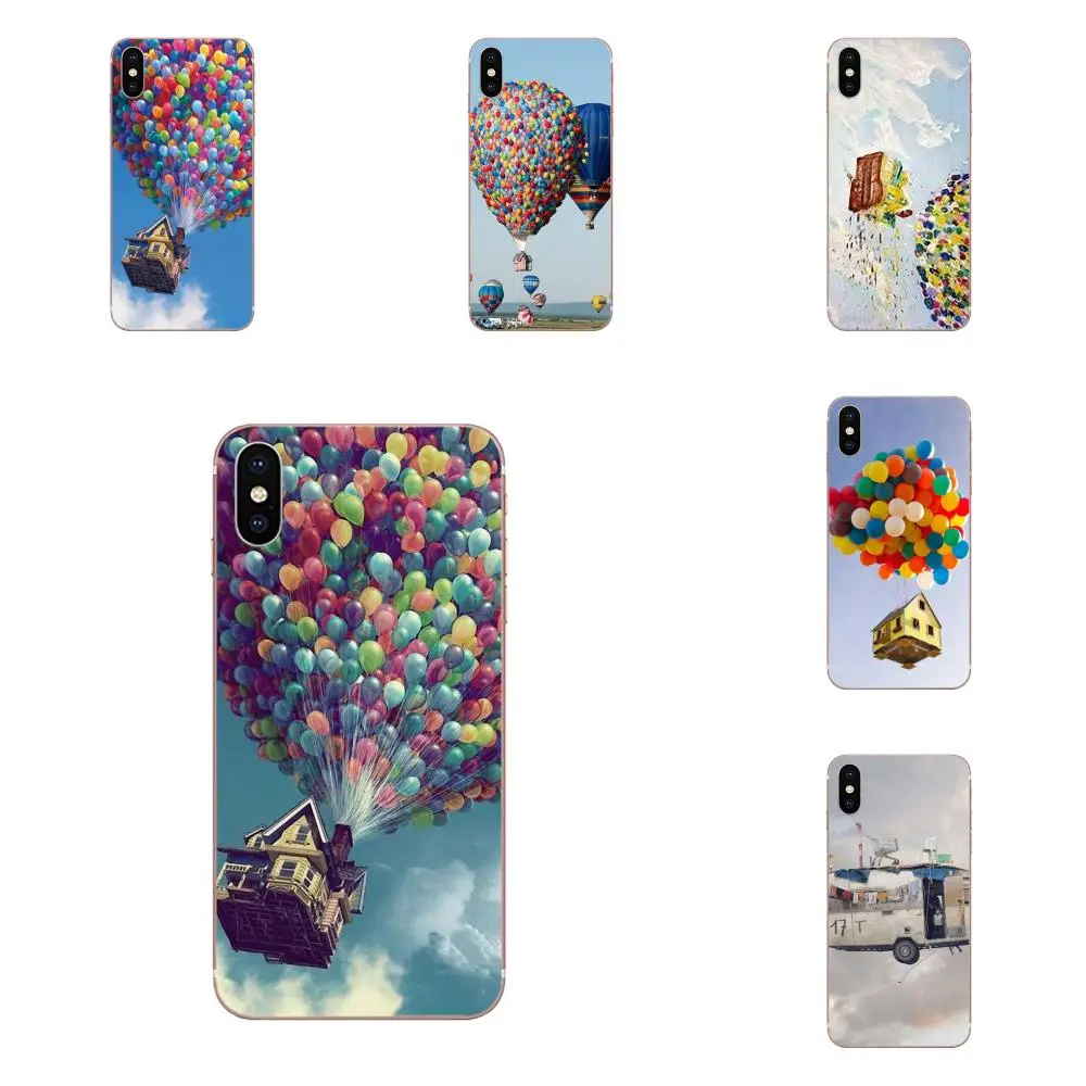 Мягкий чехол для телефона Pixar Up Flying House Xiaomi Redmi Mi 4 7A 9T K20 CC9 CC9e Note 7 9 Y3 SE Pro Prime Go Play |