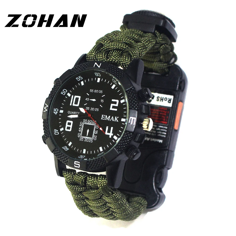 

Часы наручные мужские с компасом, светодиодсветодиодный Цифровые многофункциональные спортивные, в стиле милитари, для восхождения в горы,...