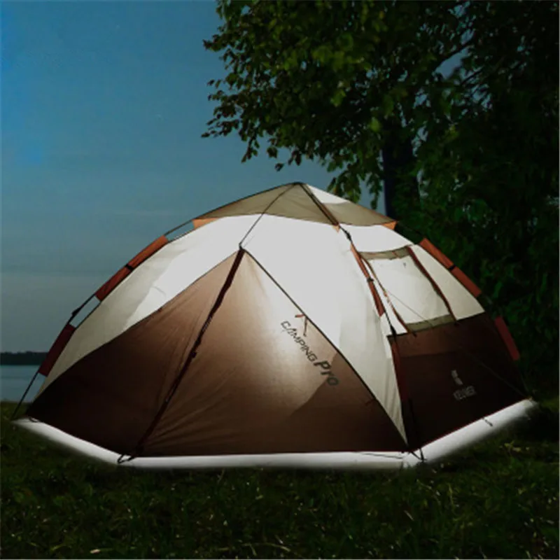 Туристическая палатка на 3-4 человек Всесезонная семейная для путешествий пляжа