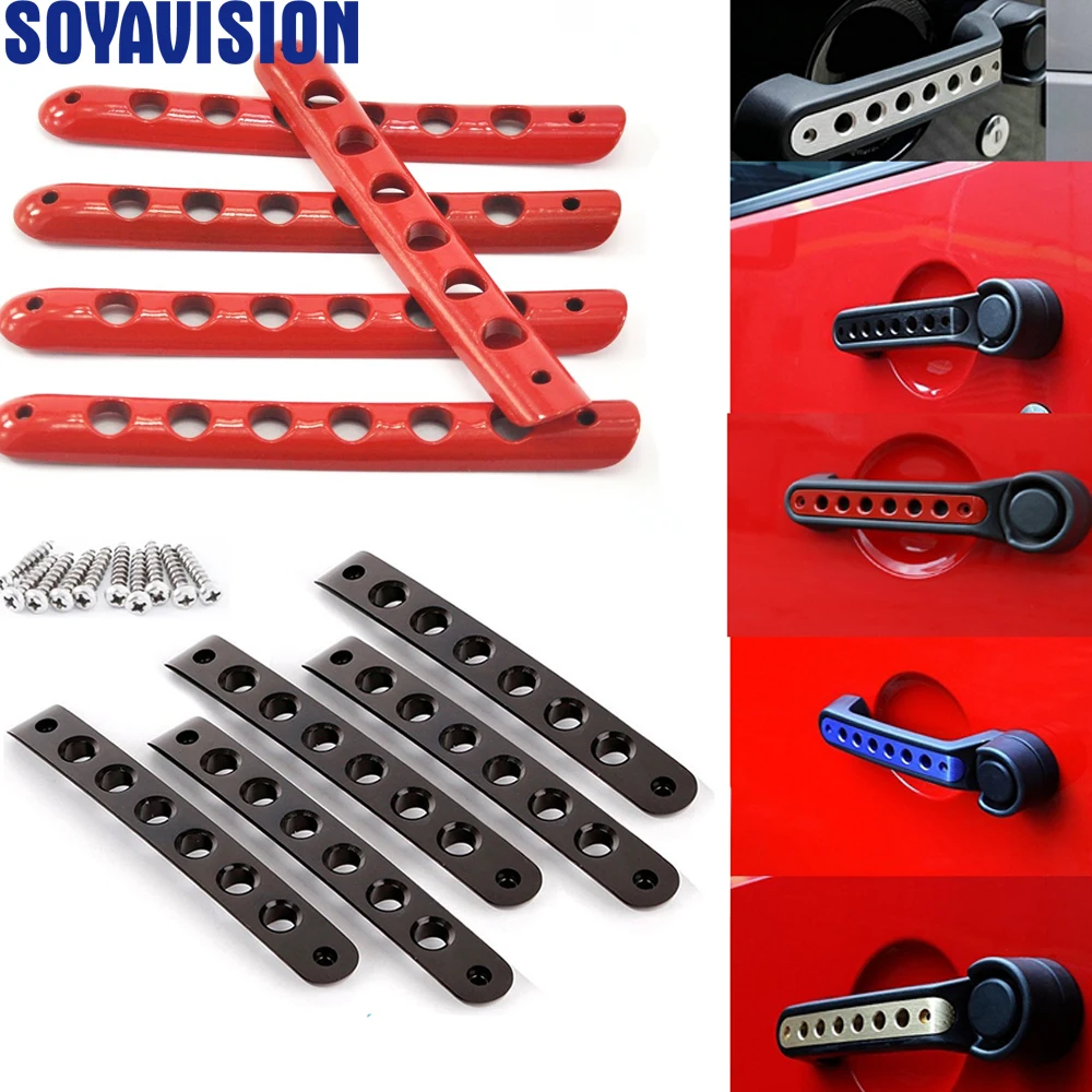 Новая передняя задняя дверь захватные ручки вставки Крышка для Jeep Wrangler JK JKU Unlimited