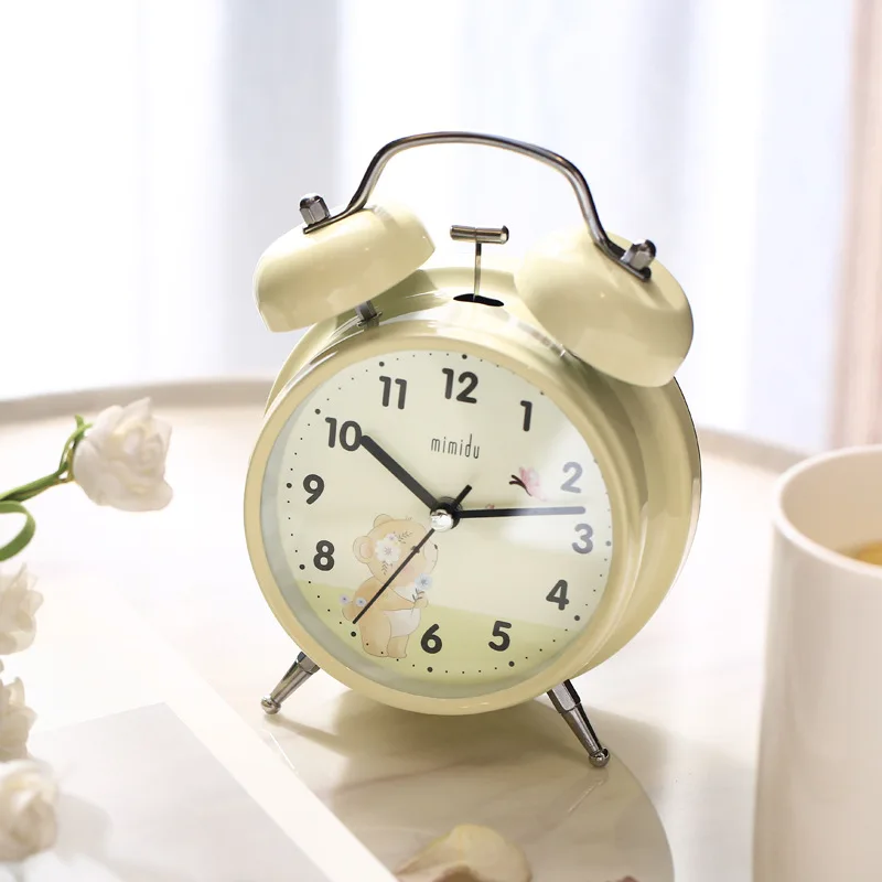 Симпатичные Детские будильники светодиодный Ной подсветкой 3 дюйма студенческие