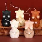 Изогнутая Женская Свеча в форме тела, Декоративные Ароматические свечи, Ароматизированная Свеча для украшения гостиной и дома, 3*9 см