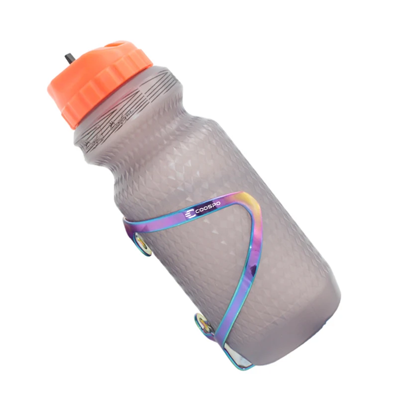 

CoospoBike Water Bottle Holder Colorful Road/Mountian CyclingKettle Bracket Lightweight Aluminum Bicycle Bottle Cage Mount