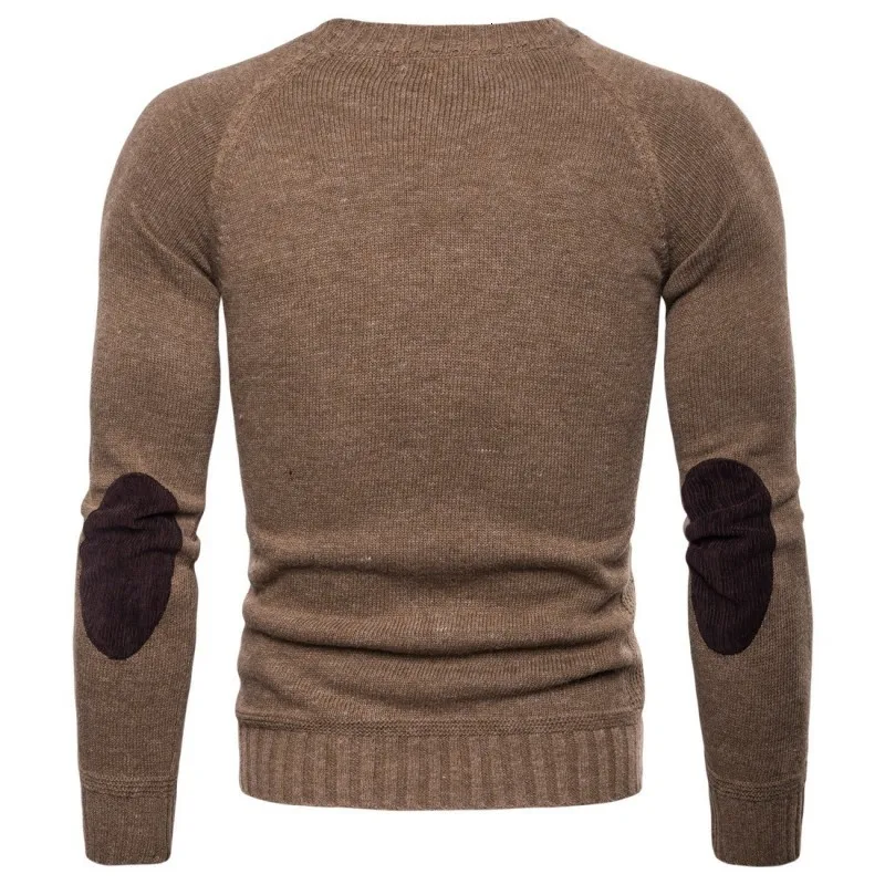 2020 New Arrival Mens Sweaters Fashion Cotton Knitted Sweater For Men Casual O-Neck Collar Long Sleeve Pullover Plus Size | Мужская