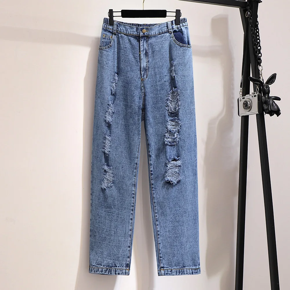 Новинка 2021 весенне-осенние технические джинсы для женщин большие свободные