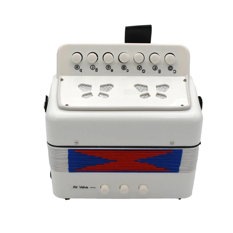 Мини 10 пуговицы детская типа гармошка игрушка поддерживает бас аккорд 14 заметки