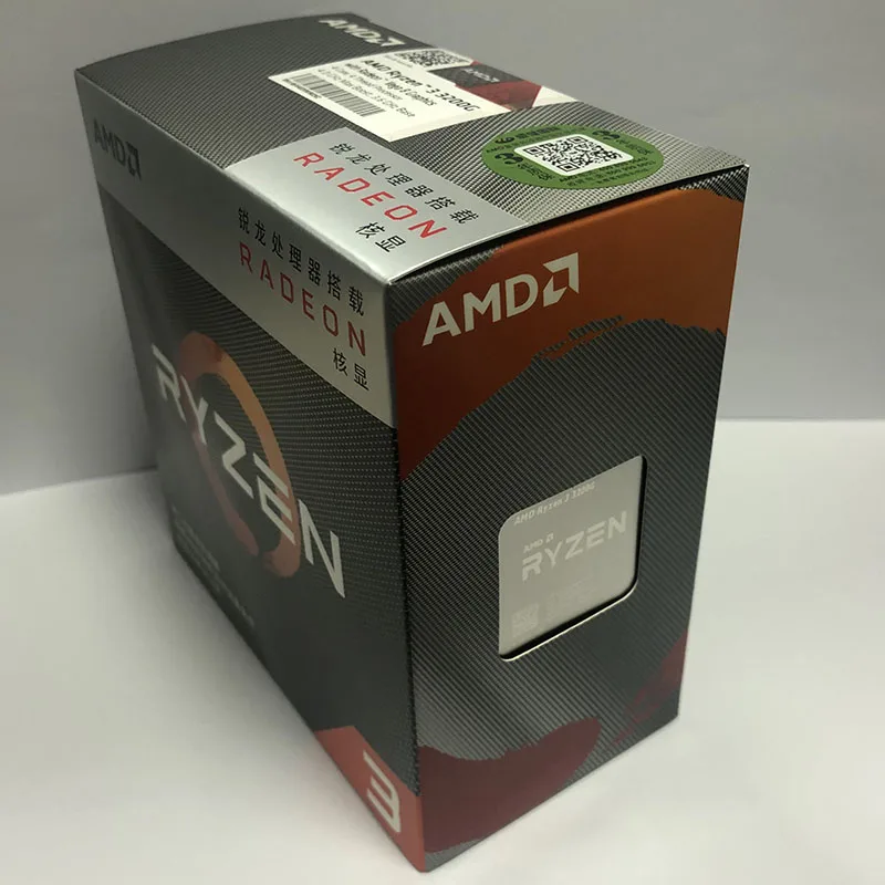 AMD Ryzen 3 3200G R3 6 ГГц четырехъядерный четырехпоточный процессор 65 Вт L3 = 4M YD3200C5M4MFH