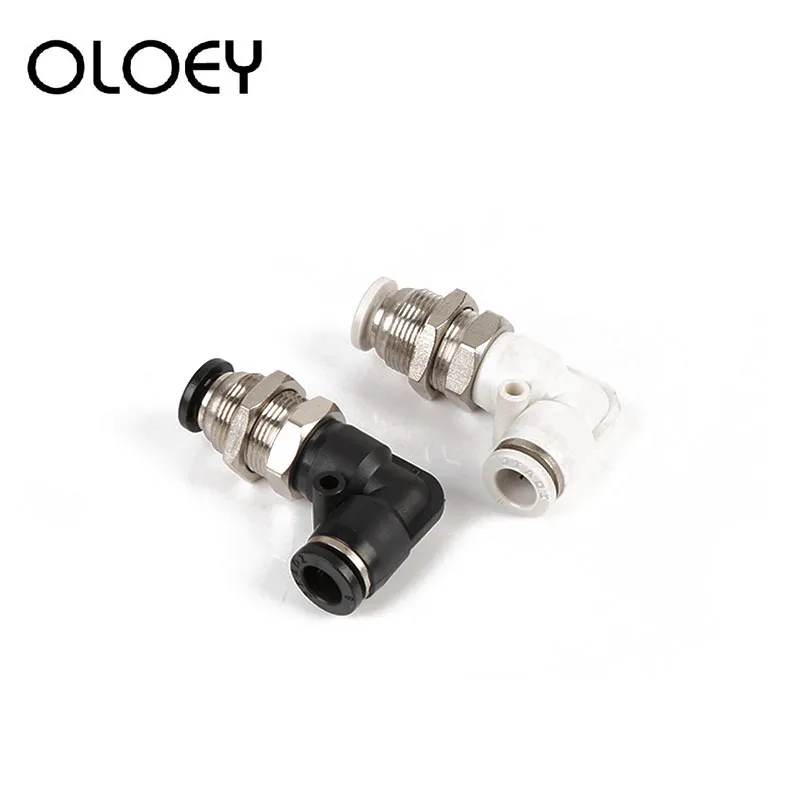 Пневматическая переборка сгибается муфта 4 мм 6 8 10 12 Наружная резьба соединитель