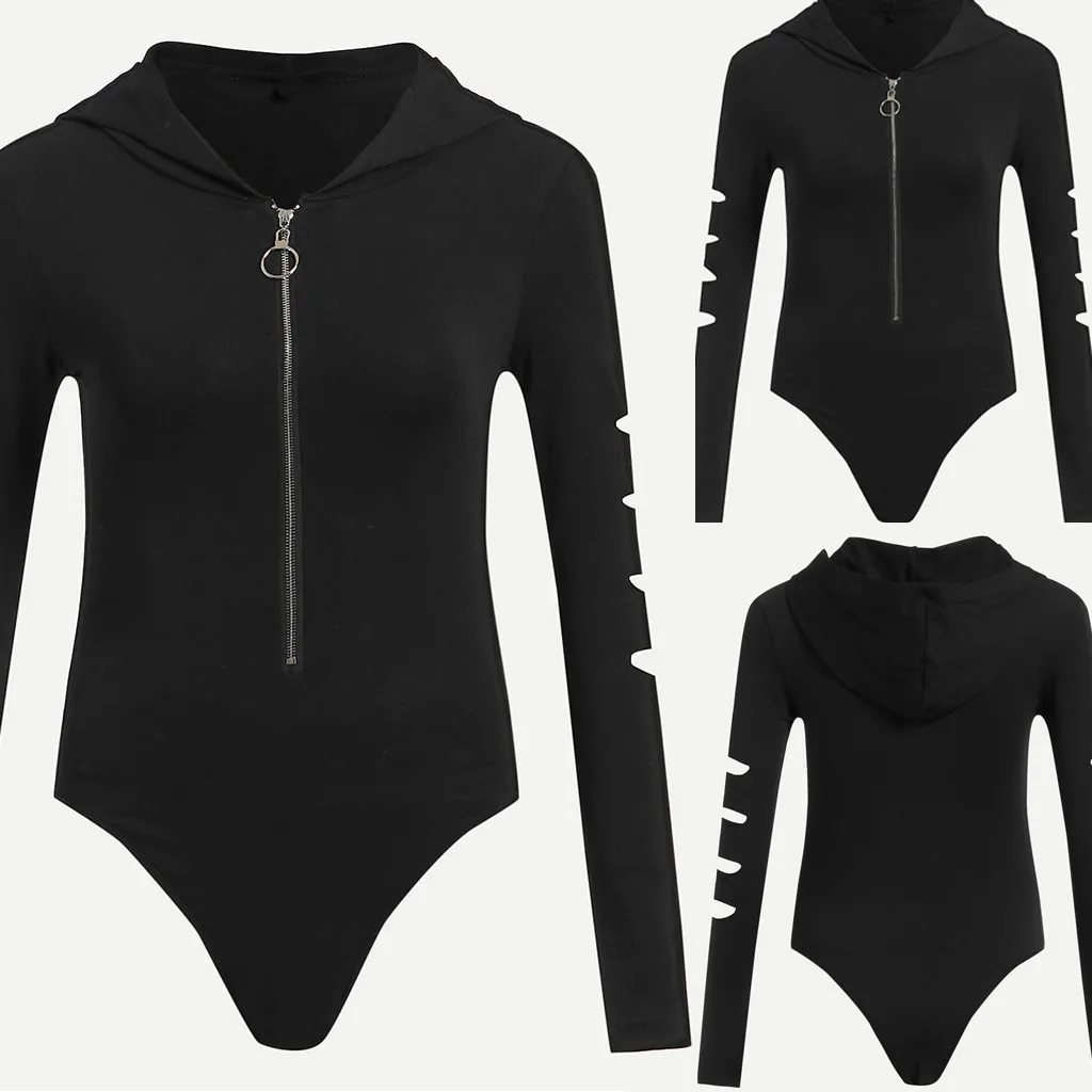 Черный цвет повседневное боди для женщин женский сексуальный комбинезон