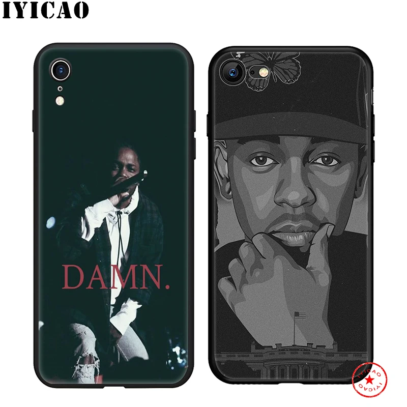 IYICAO Kendrick Lamar Damn Soft Phone Case for iPhone 11 Pro XR X XS Max 6 6S 7 8 Plus 5 5S SE Silicone TPU |