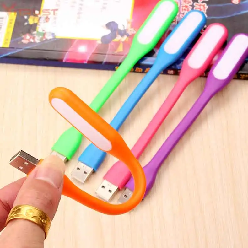 Портативный USB Ночной светильник супер яркий чтение светодиодный 5V 1 2
