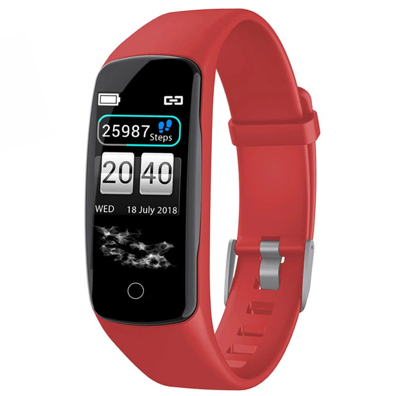 Умные часы V8 спортивный фитнес браслет с пульсометром и тонометром IP67