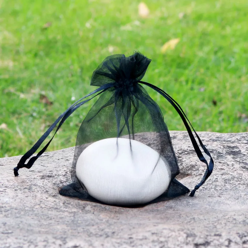 Лидер продаж 100 шт./лот белые сумки из органзы 5x7 см мини свадебвечерние сувениры