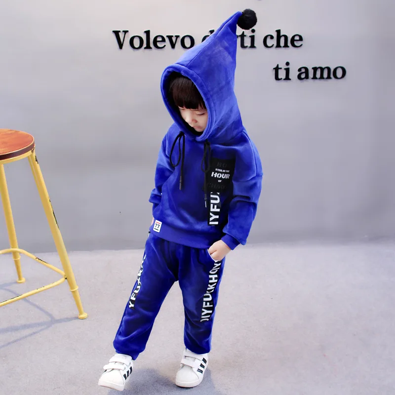 Одежда для маленьких девочек комплект одежды мальчиков рубашки с капюшоном и