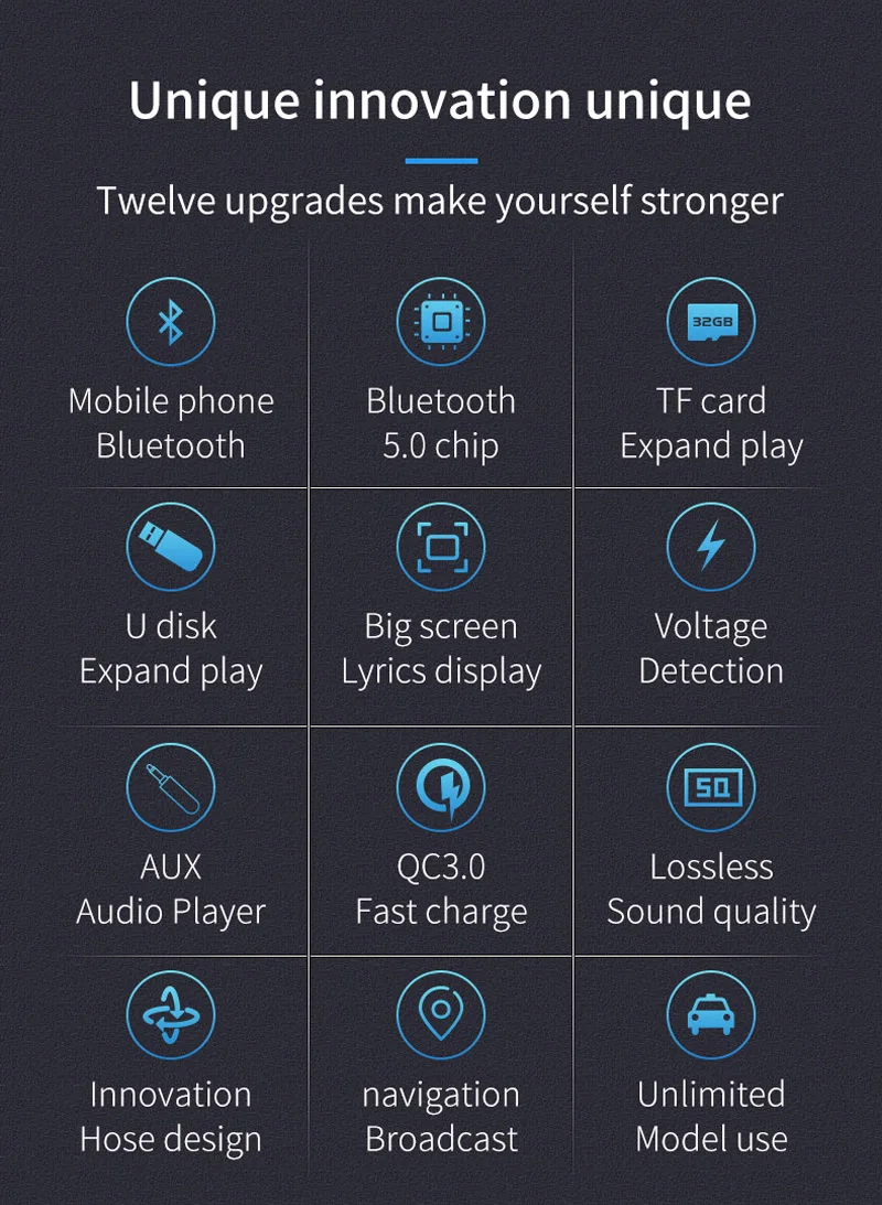 JaJaBor FM передатчик Bluetooth 5,0 автомобильный комплект громкой связи вызова AUX стерео A2DP большой экран дисплей QC3.0 Быстрая зарядка
