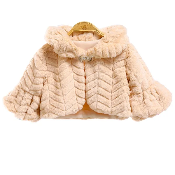 As Picture Chaquetas de invierno de piel sintética para niñas с Минни Маус abrigos de bebé ropa де abrigo para niños capa de abrigoniñas ropa де abrigo - Цвет: As Picture