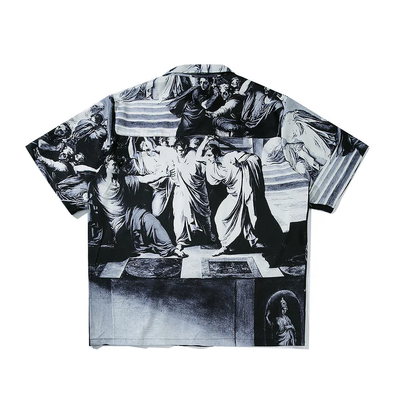 

T-Shirt Men Clothes Gengar Bruce Lee Top Vatican Envoys 2021 Spring Summer Tshirt Hip Hop Streetwear Harajuku Oversized WomenTee