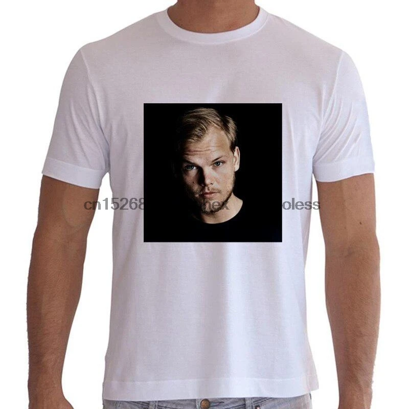 Футболка Avicii мужская с коротким рукавом Повседневная рубашка принтом Dj Music House