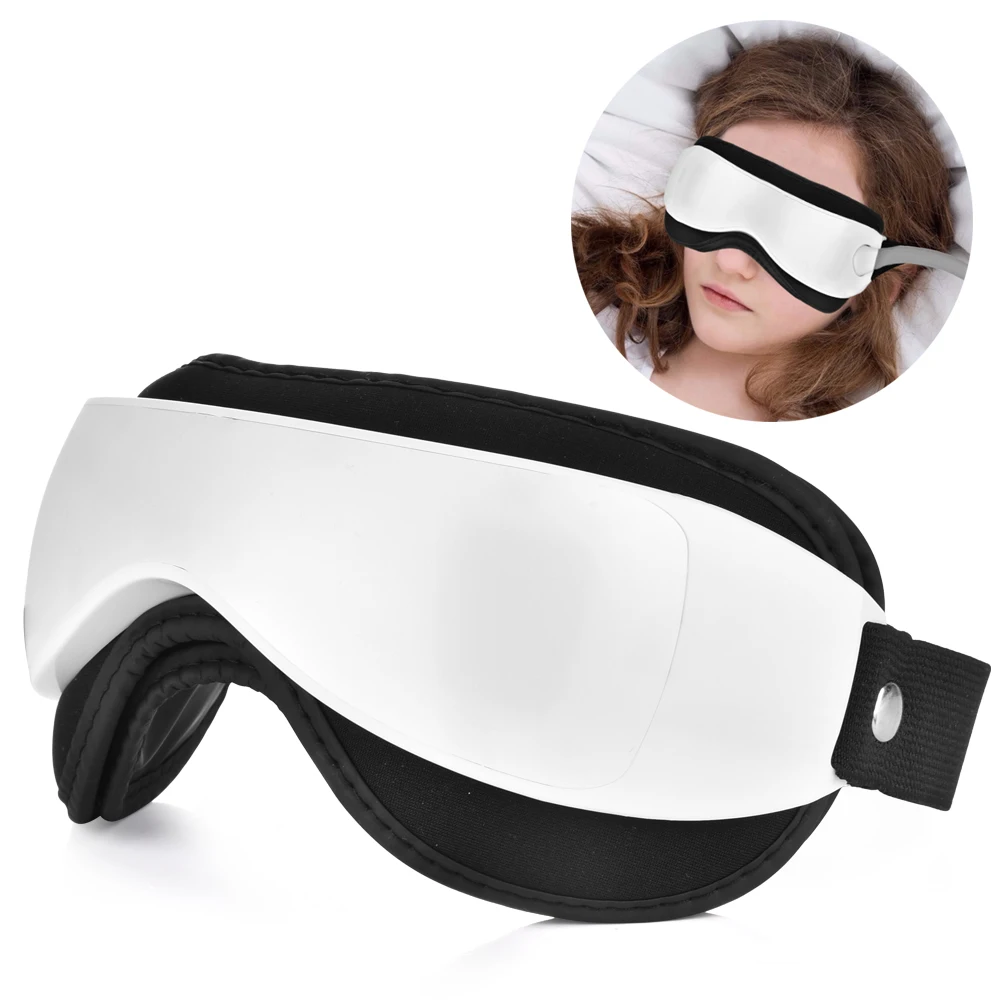 4в1 массажер для глаз с инфракрасным нагревом и воздушным давлением массажные очки портативные