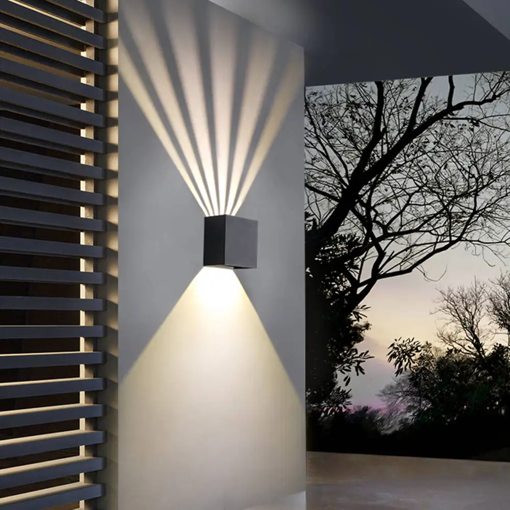 Креативная фасадная настенная Светодиодная лампа для дома водонепроницаемый