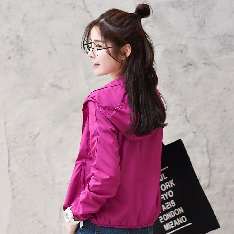 Защитная Солнцезащитная одежда женская летняя прозрачная куртка с УФ-защитой