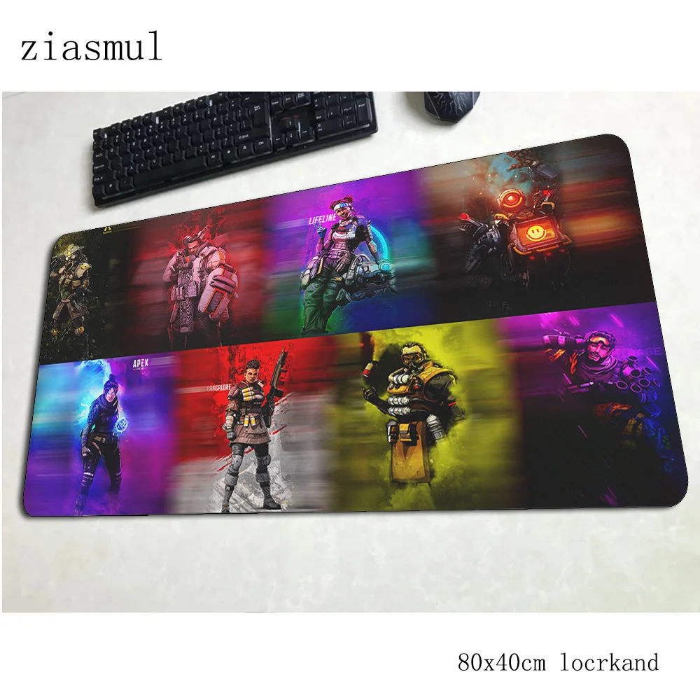 Игровой коврик для мыши apex legend 80x40 см мультяшный Настольный в стиле аниме офиса