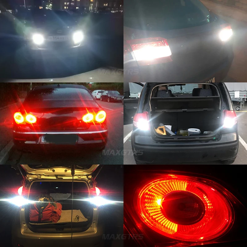 2x T15 W16W 921 912 Подлинная CREE чип XBD 50 Вт светодиодные задние фары автомобиля заднего