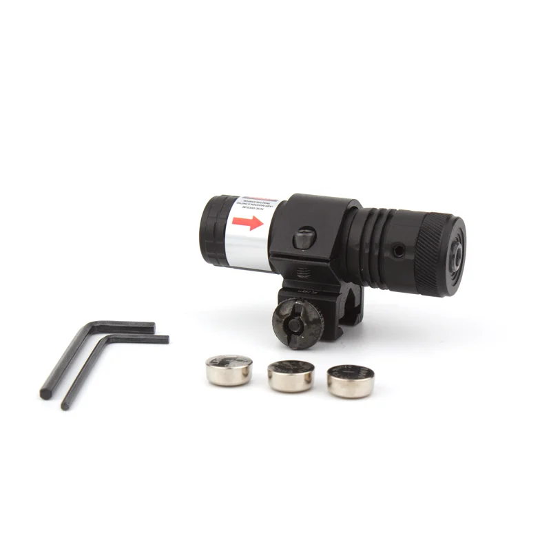 Лазерный прицел с красной точкой и планкой Пикатинни