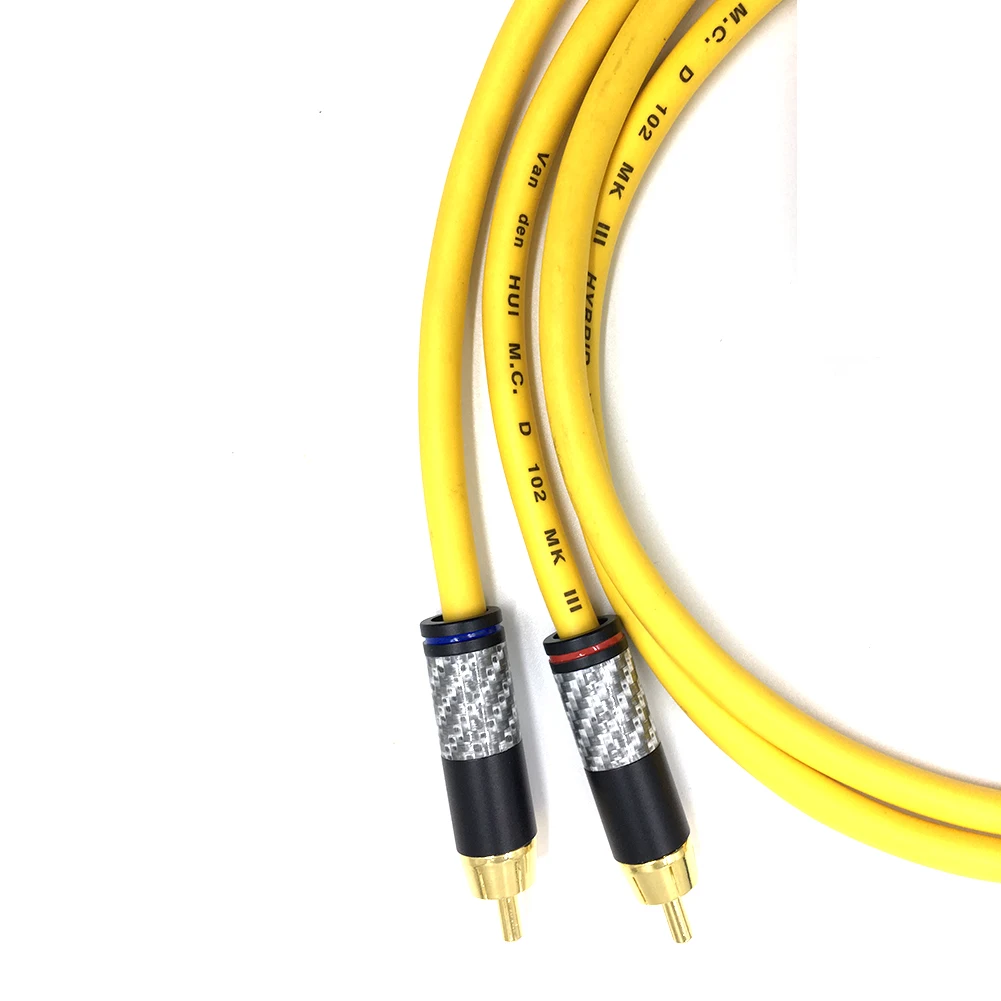 Пара Van Den Hul M C D102 MKIII гибридные аналоговые соединения RCA кабель для CD playe продукция