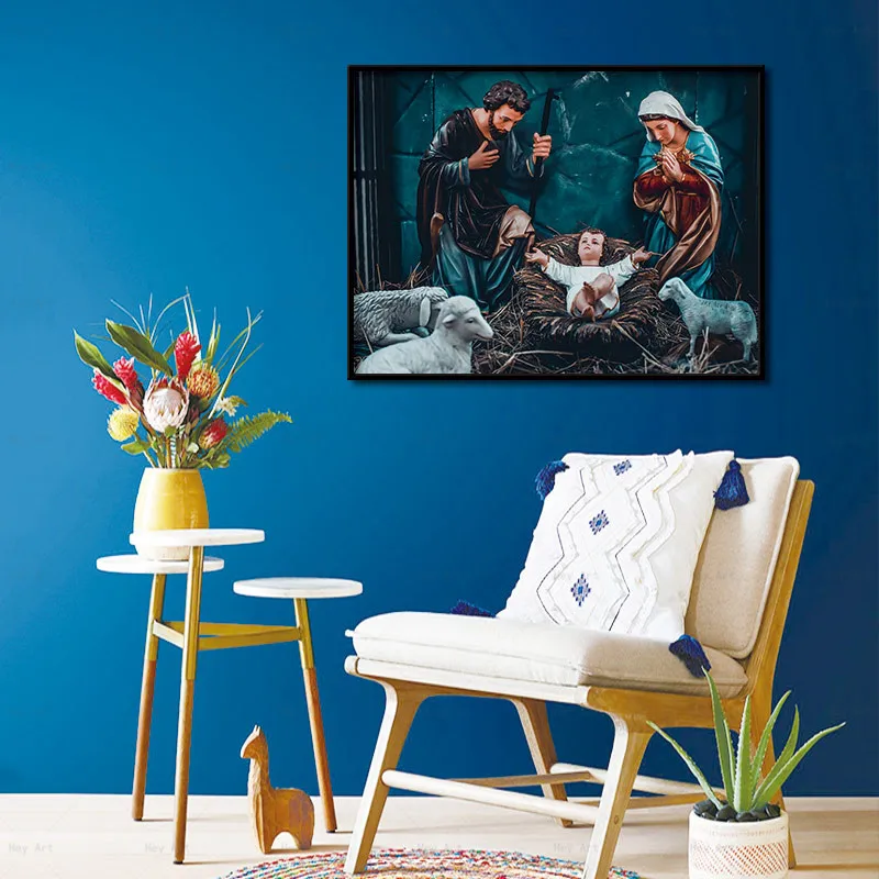 

Canvas Painting Wall Art Jesus Religion Nordic Posters And Prints Pictures Living Room Home Decor
