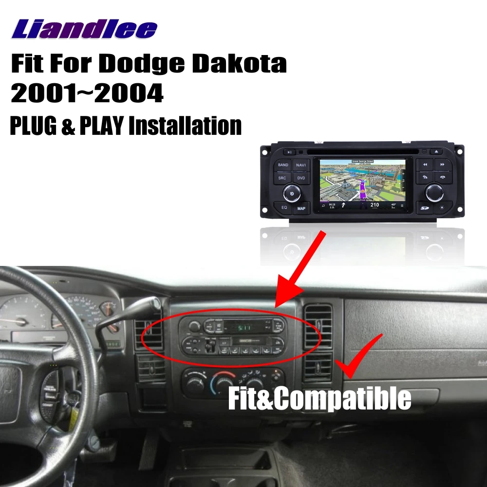 Liandlee для Dodge Dakota 2001 ~ 2004 Android автомобильный Радио CD DVD плеер GPS Navi навигация карты