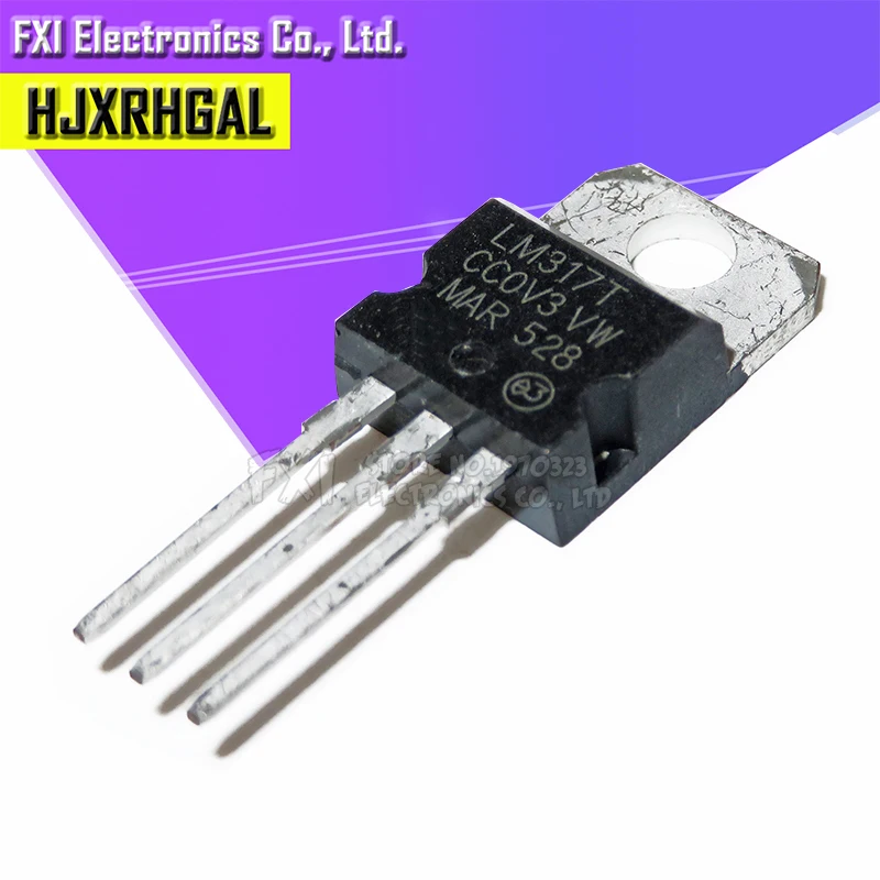 10 шт. LM317T LM317-220 TO220 регулируется и триодов, транзистор