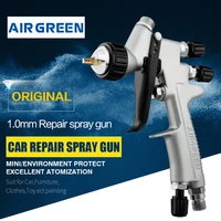 mini repair painting spray gun 1 0 1 2mm nozzle low pressure 7 holes air cap multi functional spraying