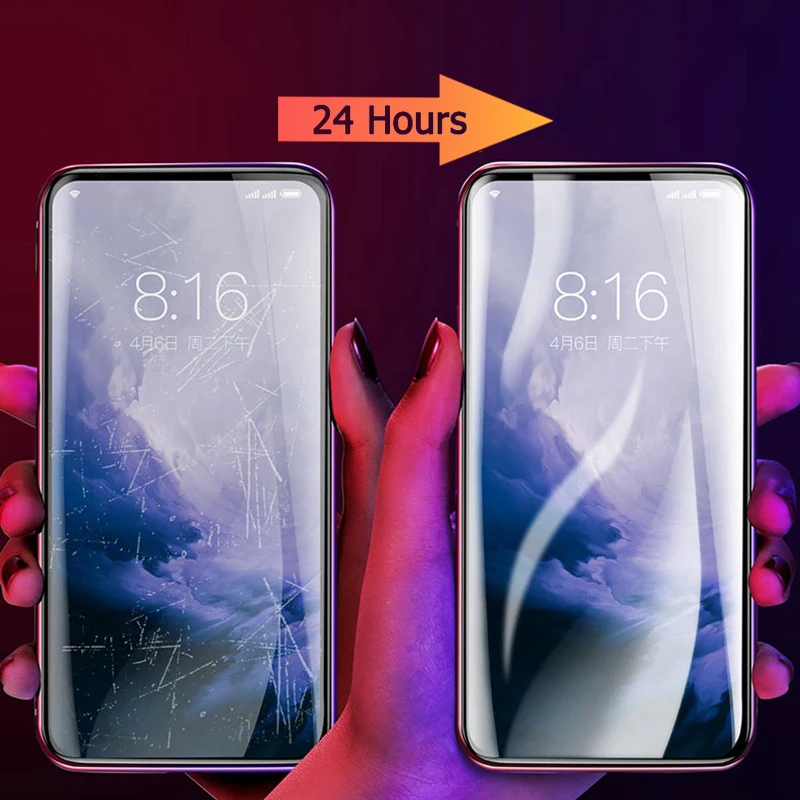 Изогнутая Защитная пленка для Oneplus 7 Pro 7T полное покрытие экрана не закаленное