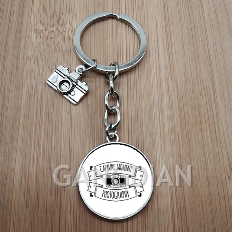 Лидер продаж модный ретро-брелок с милым узором для камеры брелок мини-камеры