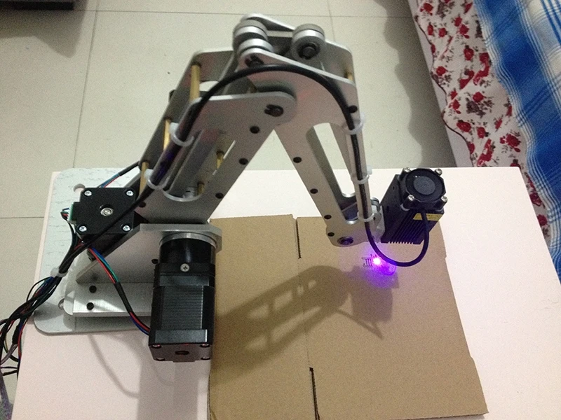 3 Axis Industrial Robot Arm Manipulator with Stepper Motor Line Automatic Claw Metal Robot Welding Machine Gripper