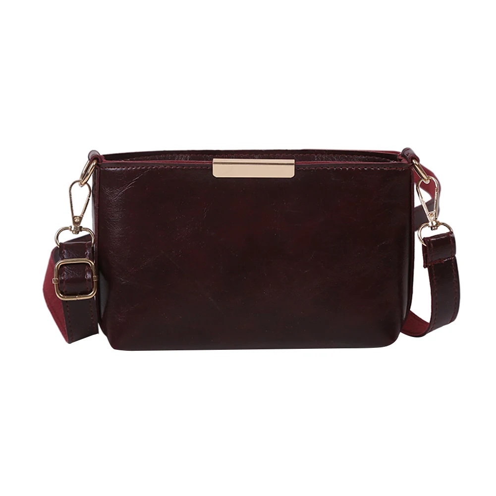 

Fashion PU Leather Crossbody Bags Youth Ladies Simple Versatile Bag Women Solid Shoulder Messenger Simple Pouch