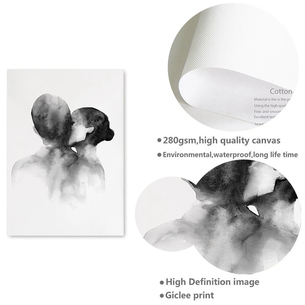 Черно-белая Картина на холсте вместе они строили жизнь которая им нравится