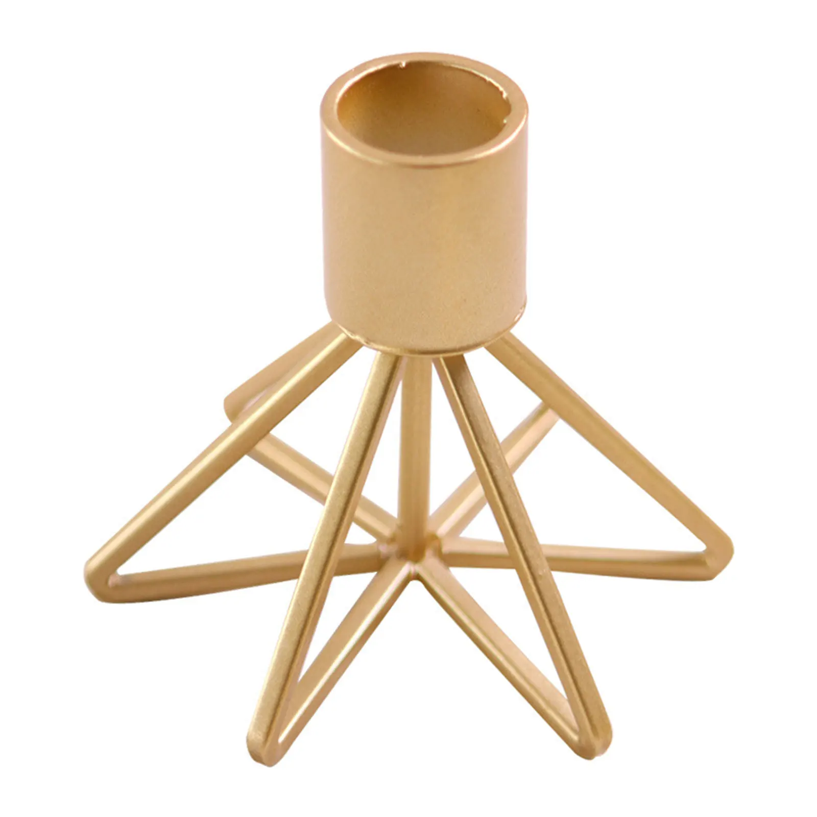

Faroot Christmas Candlestick, Dining Table Decoration, Modern Geometry Small Creative Gold / Black Romantic Wedding Props