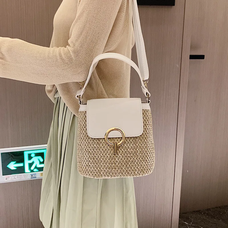 

Straw Woven Women's Hand Woven Women's Bag Women's Shoulder Bag Handbags Women Bags Dropshipping Tote Bags For Women