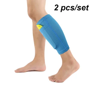 1 пара защитных носков для футбола, защитные накладки для голени с карманом для телескопических ножек